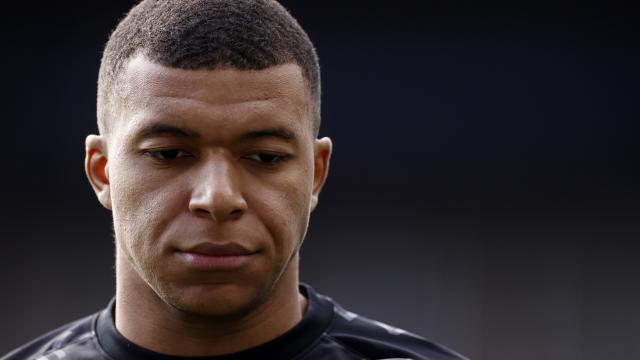 El futbolista francés Kylian Mbappé