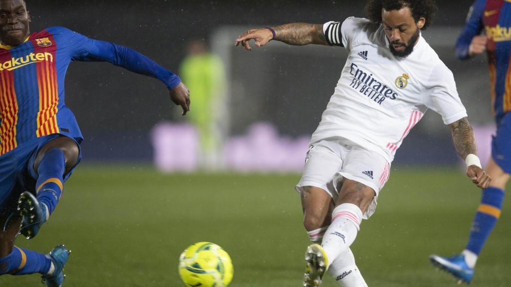 Marcelo arranca un contragolpe del Real Madrid