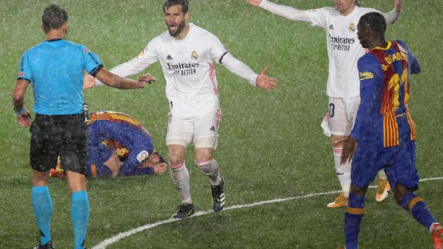 Nacho protesta una acción en El Clásico