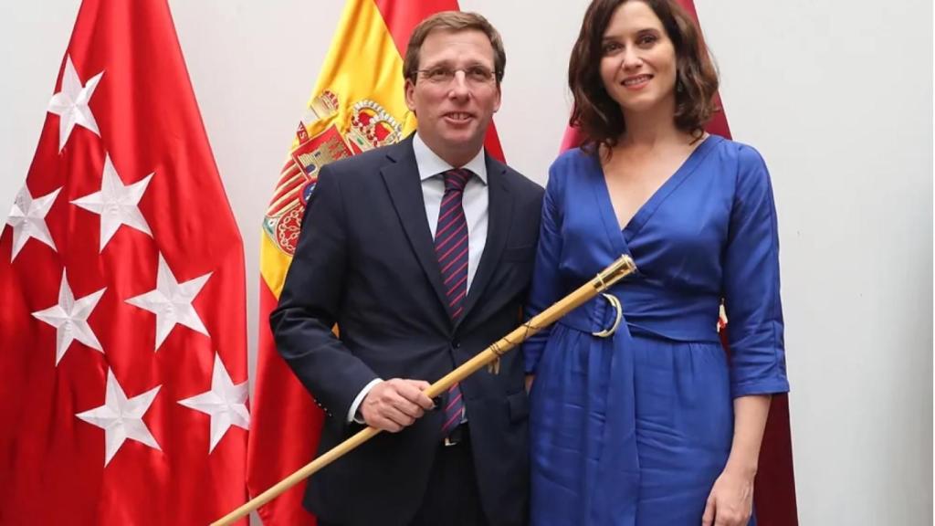 José Luis Martínez-Almeida e Isabel Díaz Ayuso.