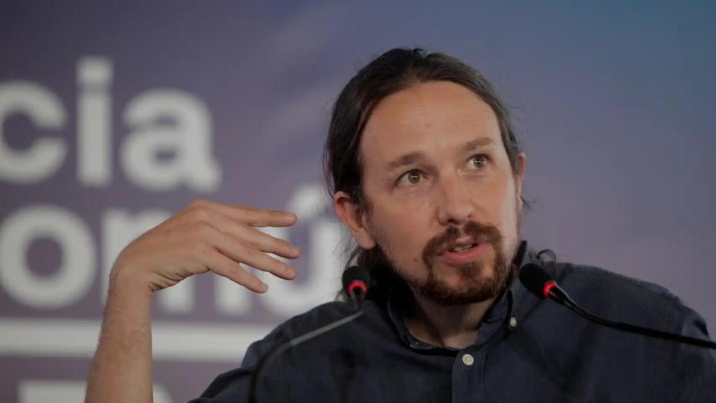 El candidato de Podemos a la Comunidad de Madrid, Pablo Iglesias. Efe