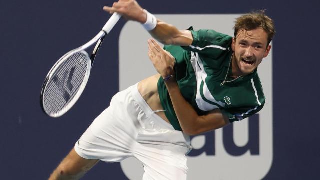 Daniil Medvedev, durante un torneo esta temporada