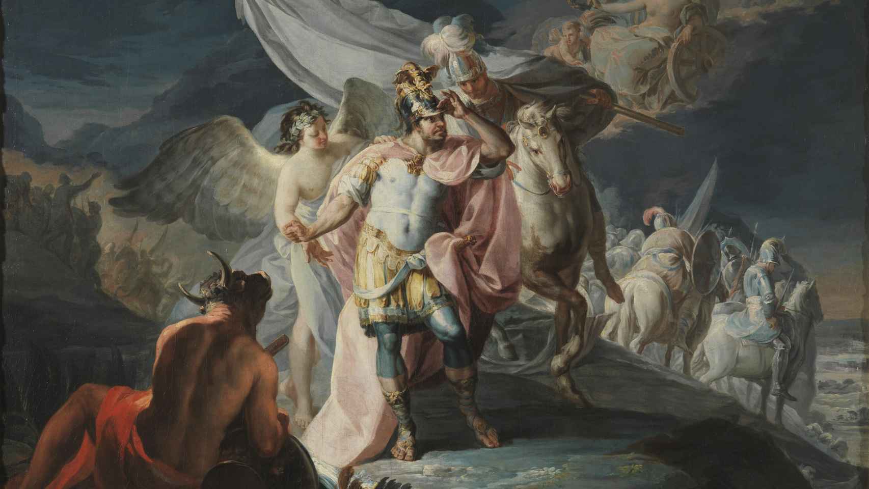 'Aníbal vencedor que por primera vez mira a Italia desde los Alpes', de Francisco de Goya.
