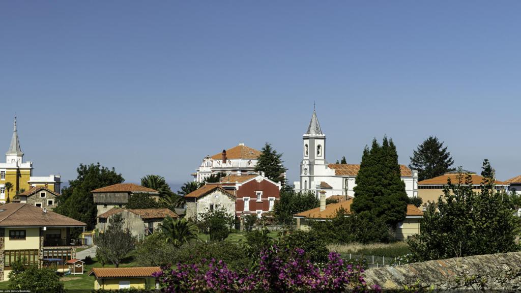 Vista panorámica de Somao desde El Noceo.