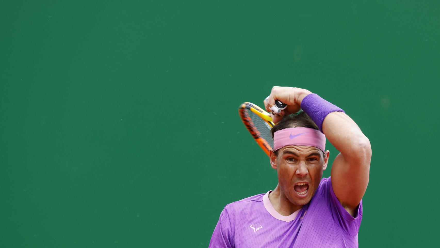 Rafa Nadal, durante el Masters 1000 de Montecarlo