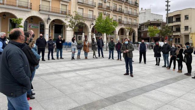 El presidente del PP de Castilla-La Mancha, Paco Núñez, en Socuéllamos (Ciudad Real)