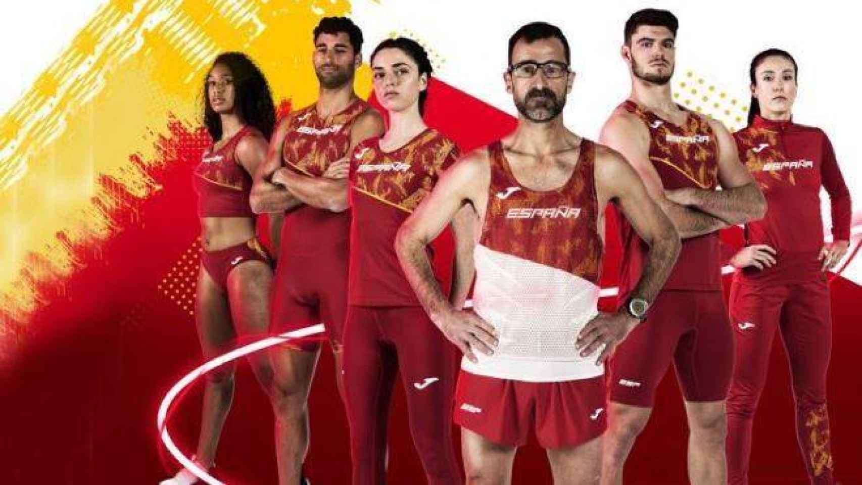 Equipación de Joma para la Selección Española de Atletismo