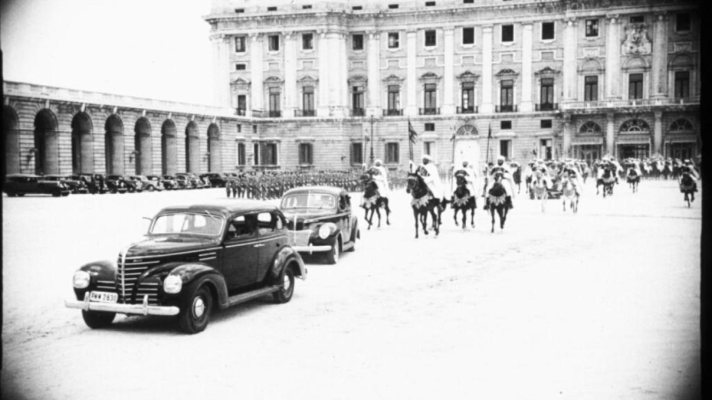 Acto de presentación de credenciales del embajador Samuel Hoare.