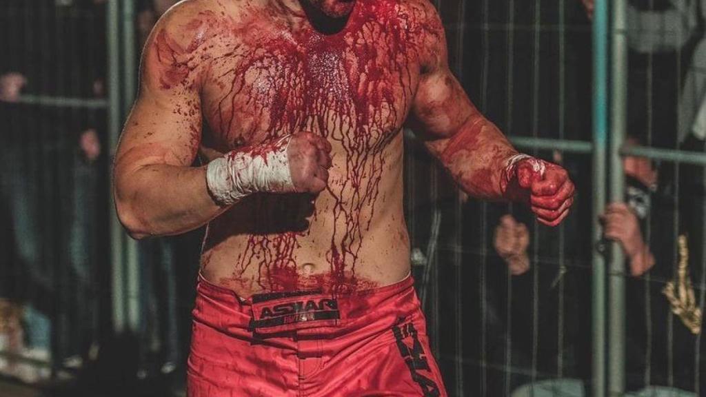 Un luchador del KOTS.