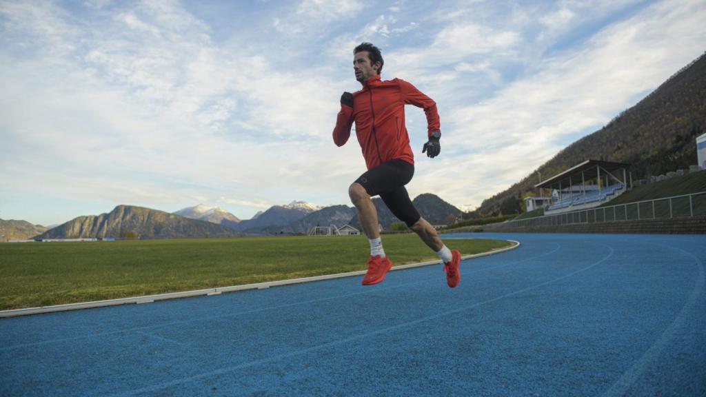 Kilian Jornet durante un entrenamiento