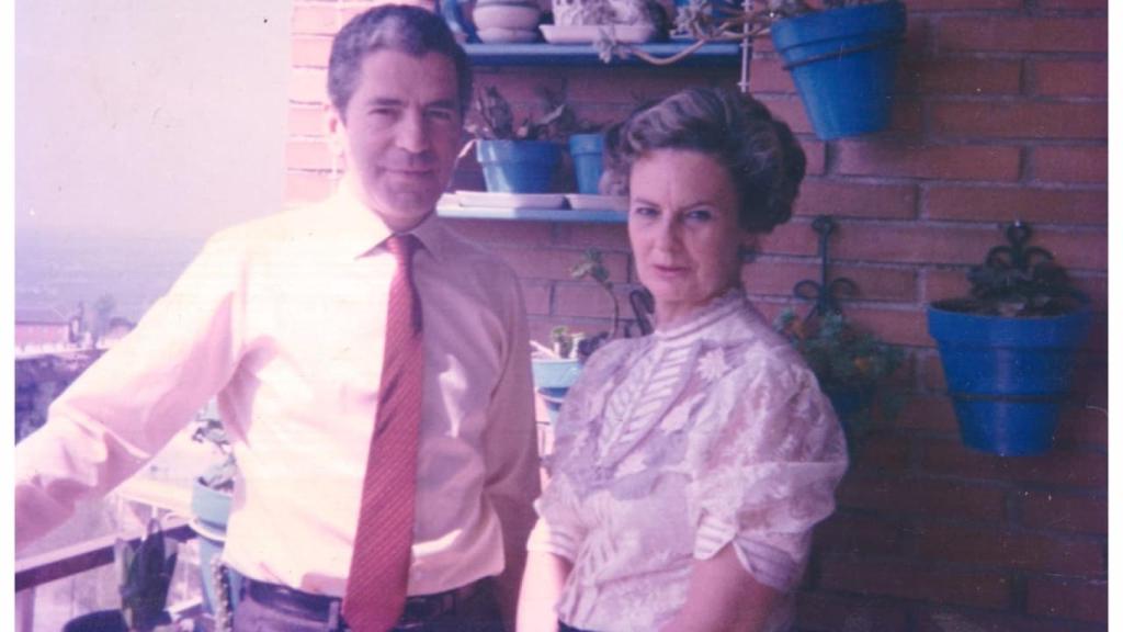 Los padres de Edmundo Bal, Jesús y Lolita, en una foto familiar.