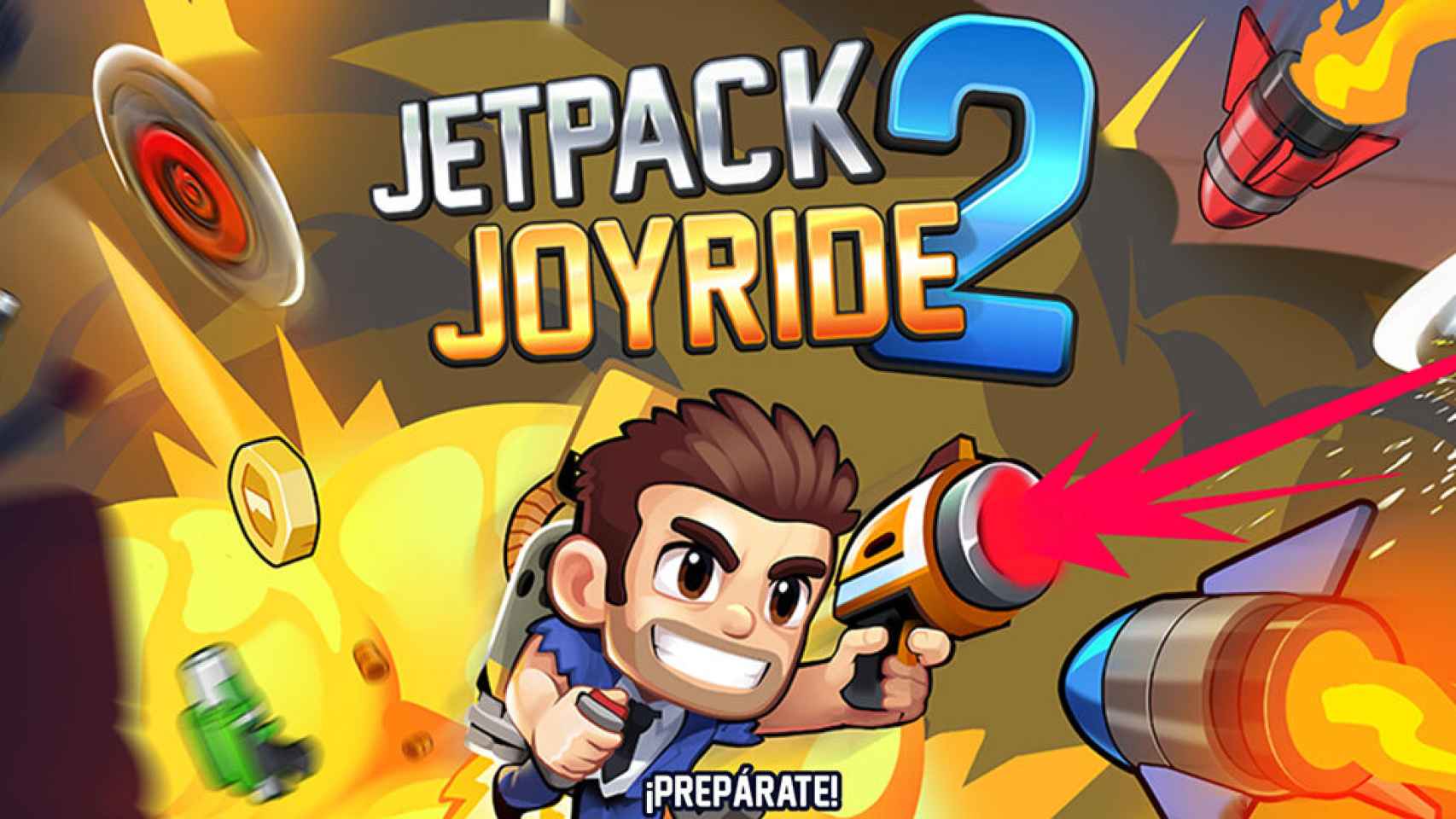 Jetpack Joyride 2 ya disponible en España: vuelve de nuevo Barry Steakfries