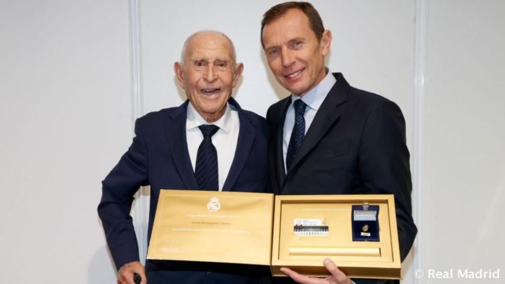 Emilio Butragueño Benavente y su hijo Emilio Butragueño