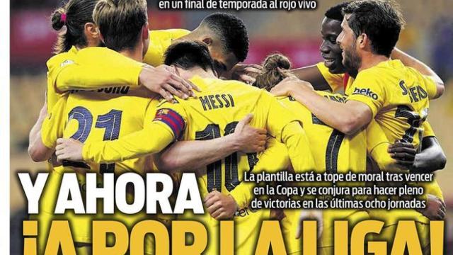 La portada del diario SPORT (19/04/2021)