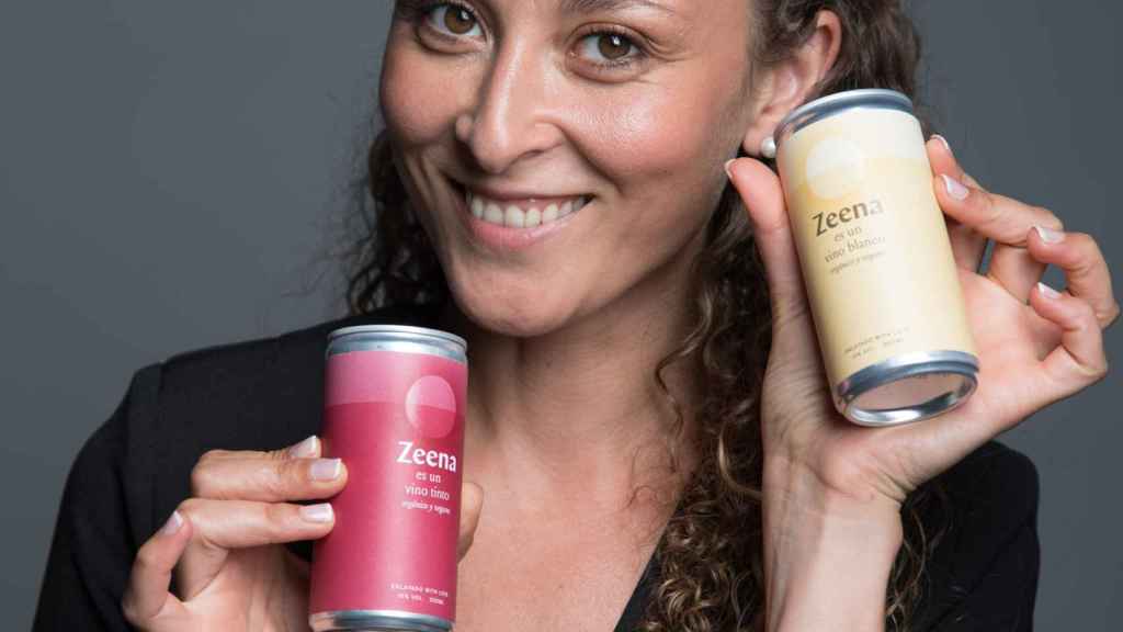 Sana Khouja, fundadora de Zeena, el vino en lata.