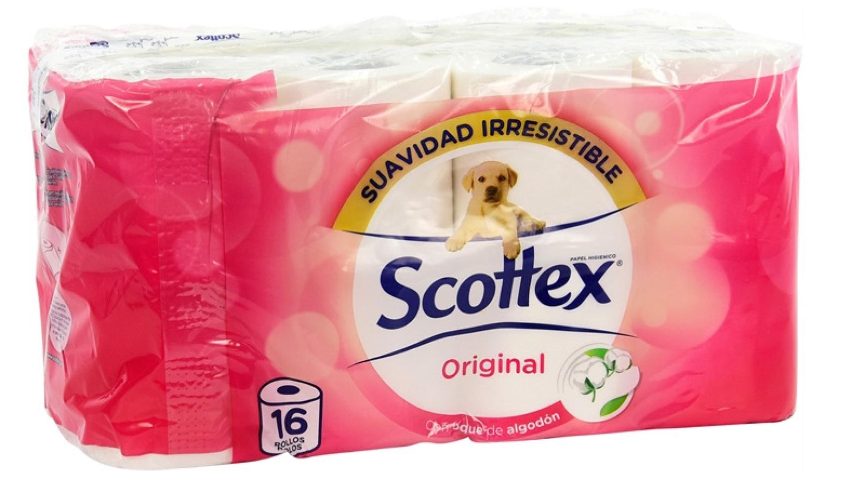 Scottex Papel higiénico Original Paquete 12 rollos