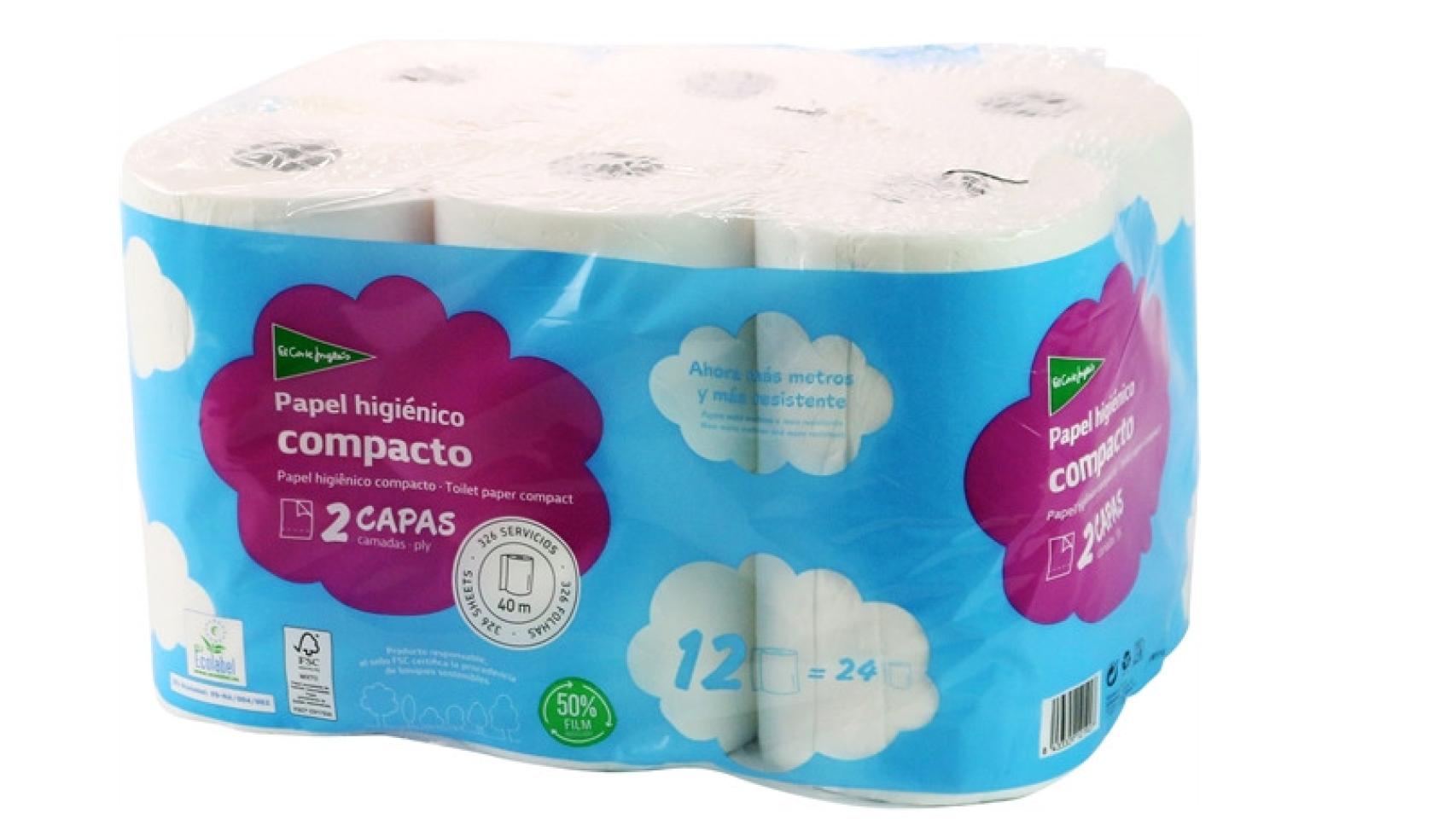 Scottex Papel higiénico Cuidado Completo Megarollo 2 capas Paquete 18 rollos