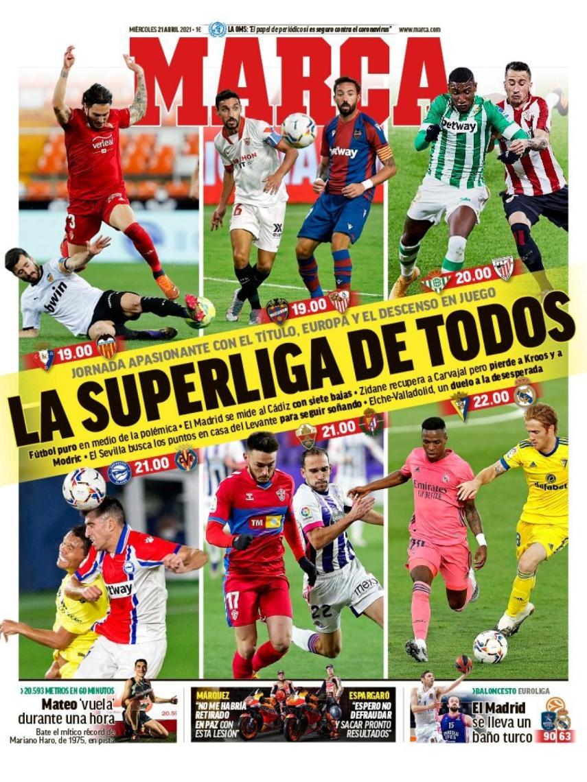 Doble portada MARCA