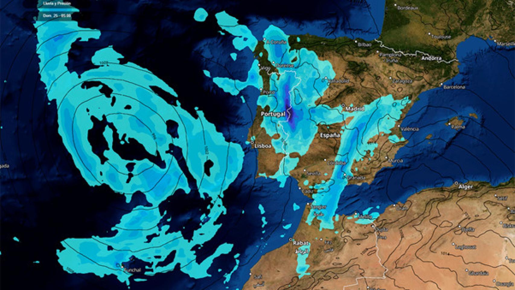 Llega la gran borrasca 'Lola' a España: tormentas y fuertes lluvias hasta el fin de semana 575453873_178816904_1706x960