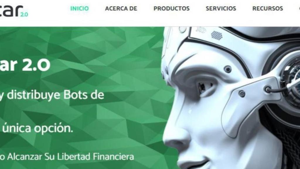 Pantallazo de la web de Arbistar 2.0.