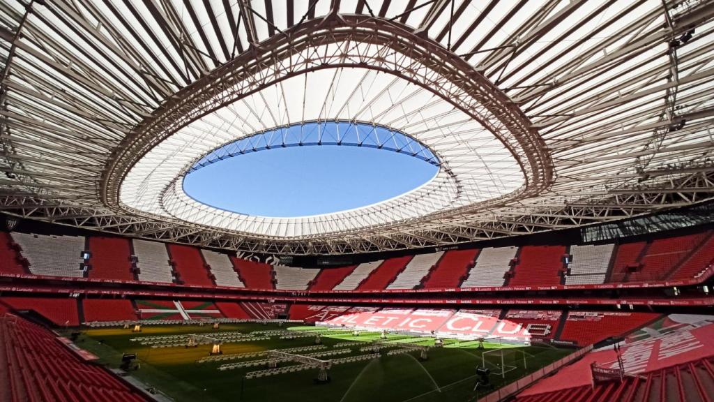 Vista general del Estadio Nuevo San Mamés
