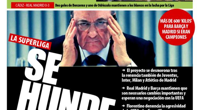 Portada Mundo Deportivo (22/04/21)