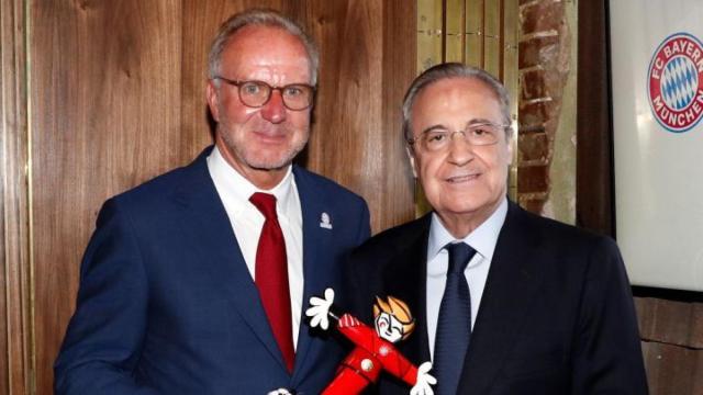 Rummenigge y Florentino Pérez