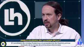 Pablo Iglesias, candidato de Podemos a la Presidencia de la Comunidad de Madrid, en TVE.