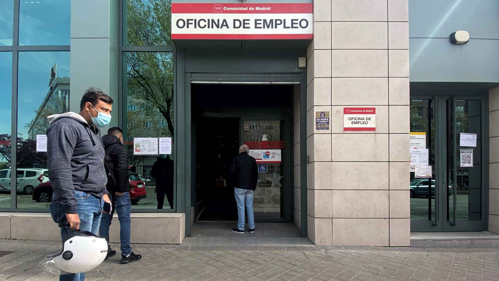 Una oficina de empleo, en Madrid.