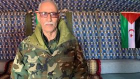 El líder el Frente Polisario, Brahim Ghali, en una foto de archivo.