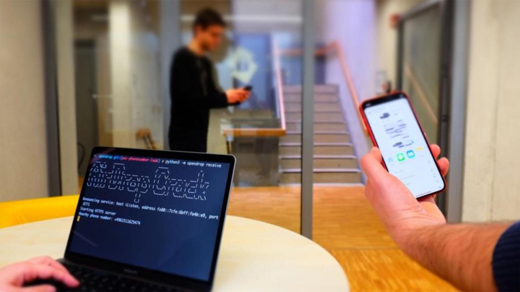 Un atacante puede usar un portátil para obtener datos del iPhone