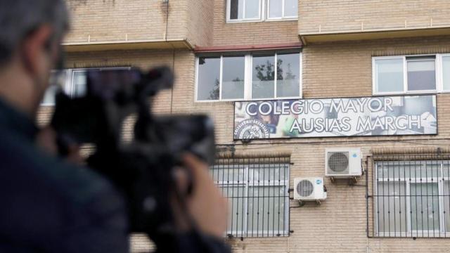 Imagen del colegio mayor donde se ha producido el brote.