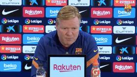 Koeman, en rueda de prensa