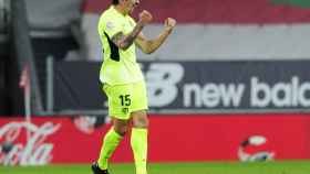 Savic celebra su gol en el Athletic - Atlético