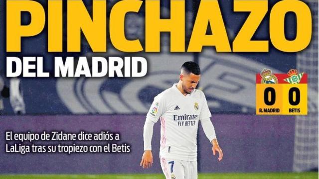 La portada del diario SPORT (25/04/2021)