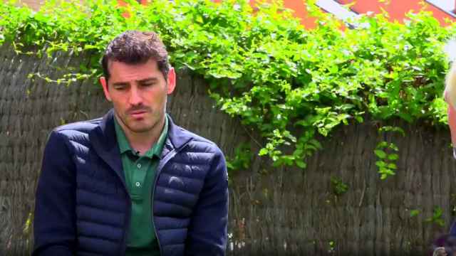 Iker Casillas, en la entrevista con Santi Cañizares