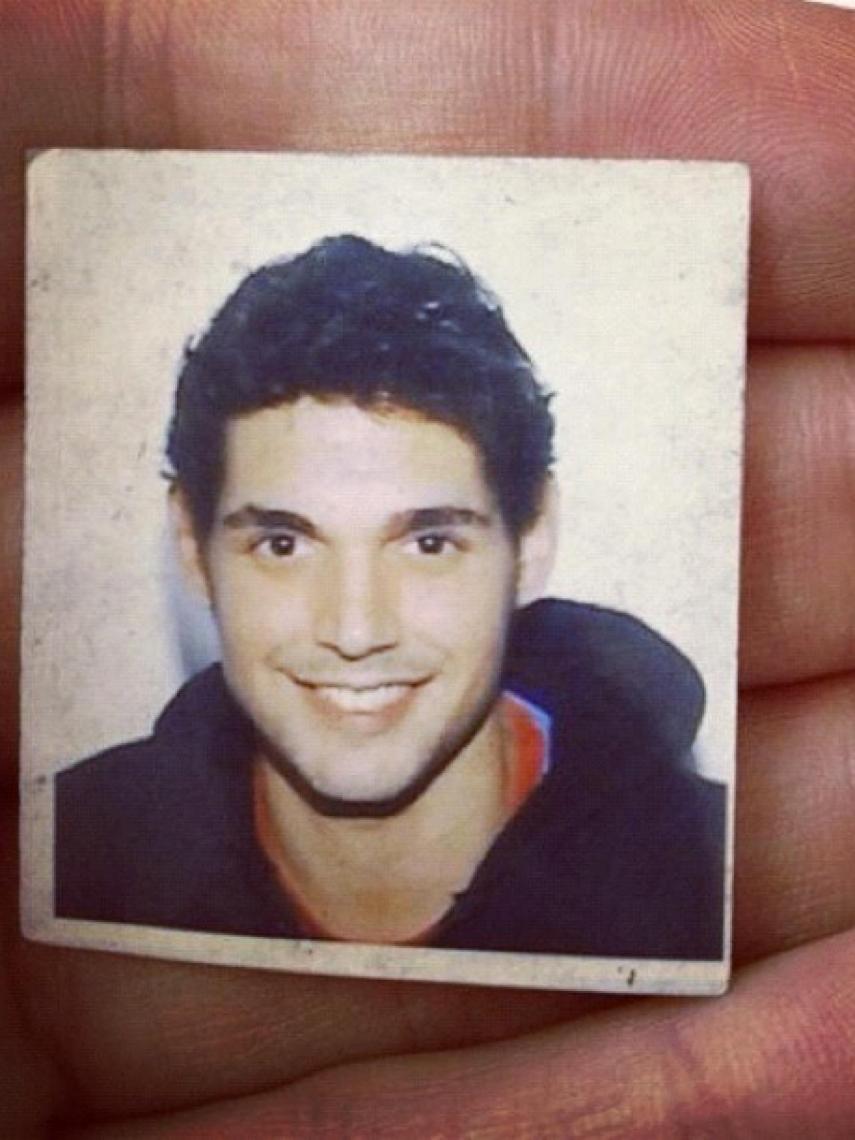 Foto de juventud de Josep Lobató compartida por él mismo con sus 'followers'.
