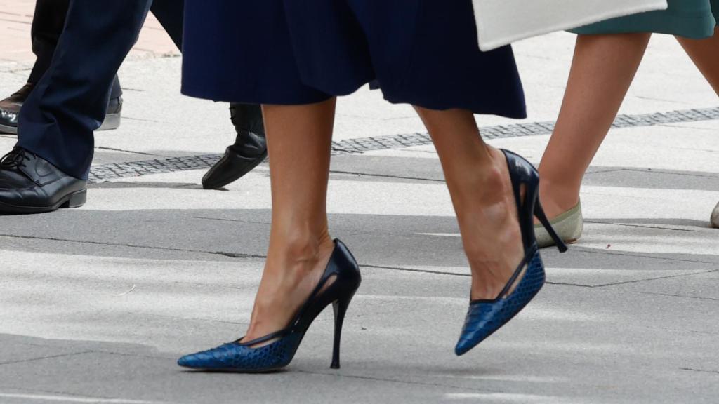 Letizia, un año después de salir de su cuarentena: de la sobriedad extrema  a sus tacones más extravagantes