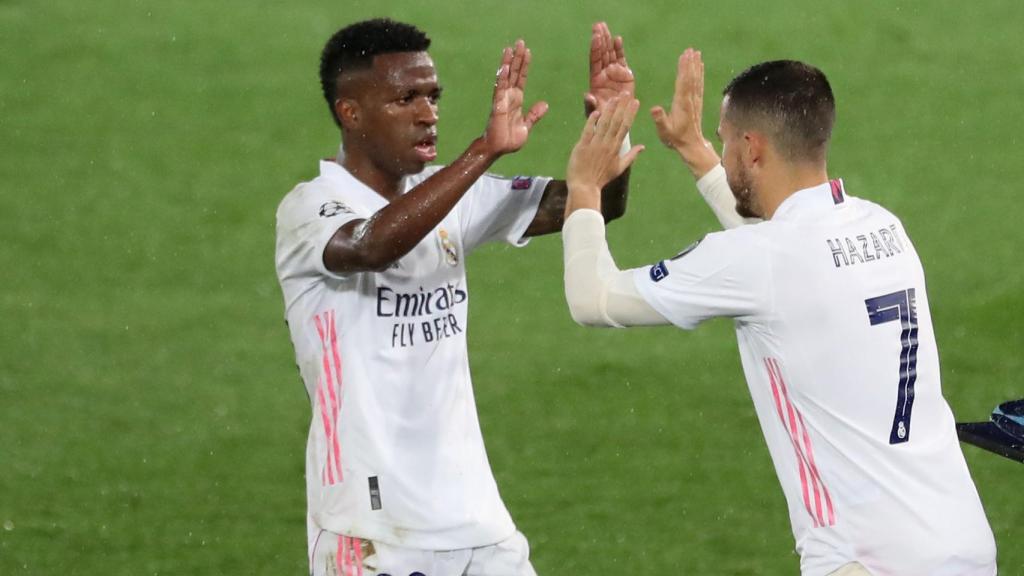 Eden Hazard sustituye a Vinicius Junior