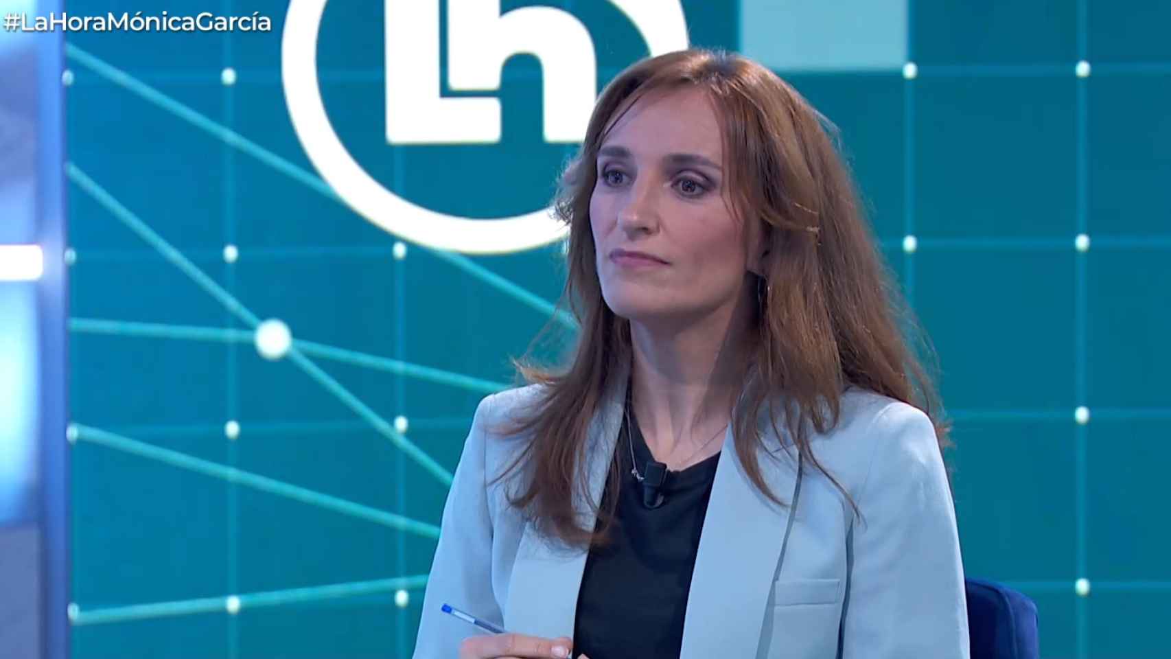 Mónica García, candidata de Más Madrid a la Presidencia de la Comunidad de Madrid, en TVE.