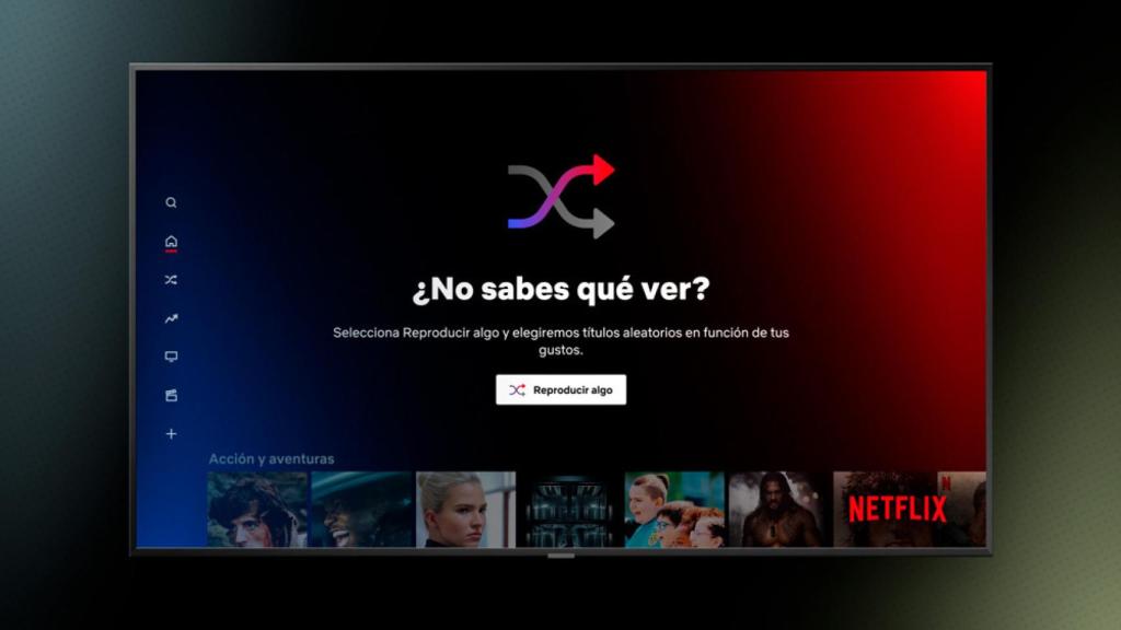 Ya no tendrás que elegir: el modo aleatorio llega a Netlfix