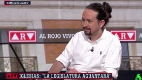 El candidato de Podemos a la Comunidad de Madrid, Pablo Iglesias, este miércoles en La Sexta.