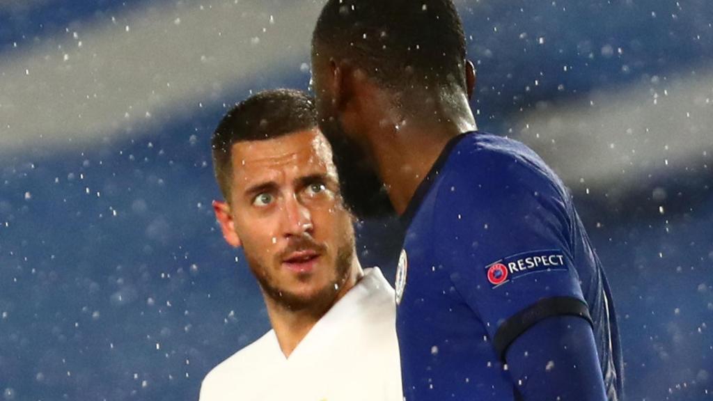 Eden Hazard y Rüdiger