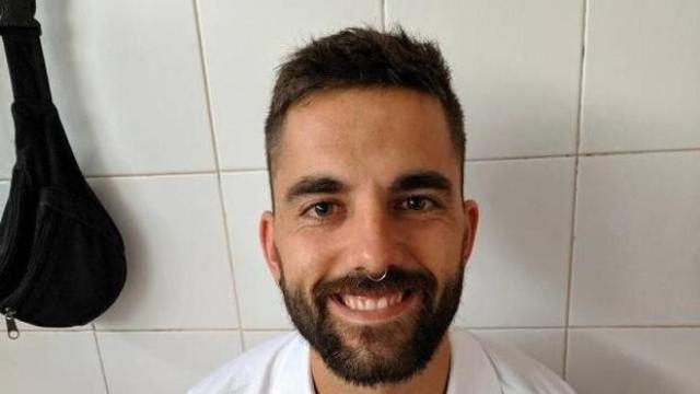 Santxo Lamberto, jugador del CD Gares de Puente la Reina