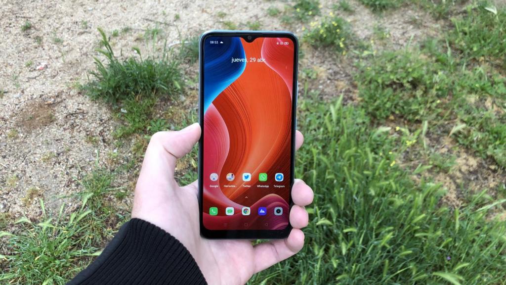 El Realme C21 tiene una pantalla de 6,5 pulgadas.