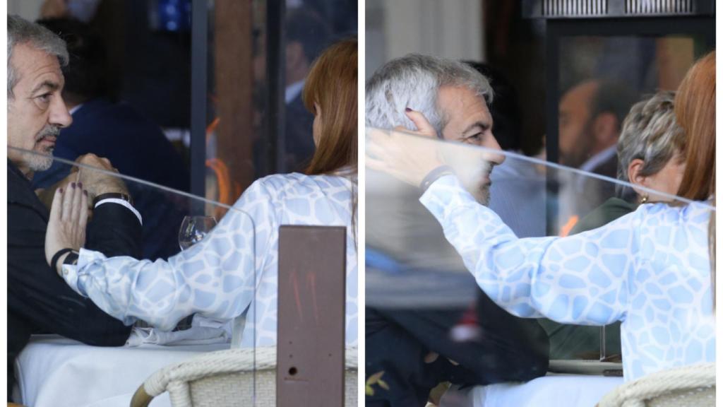 El matrimonio se mostró enamorado y cómplice.