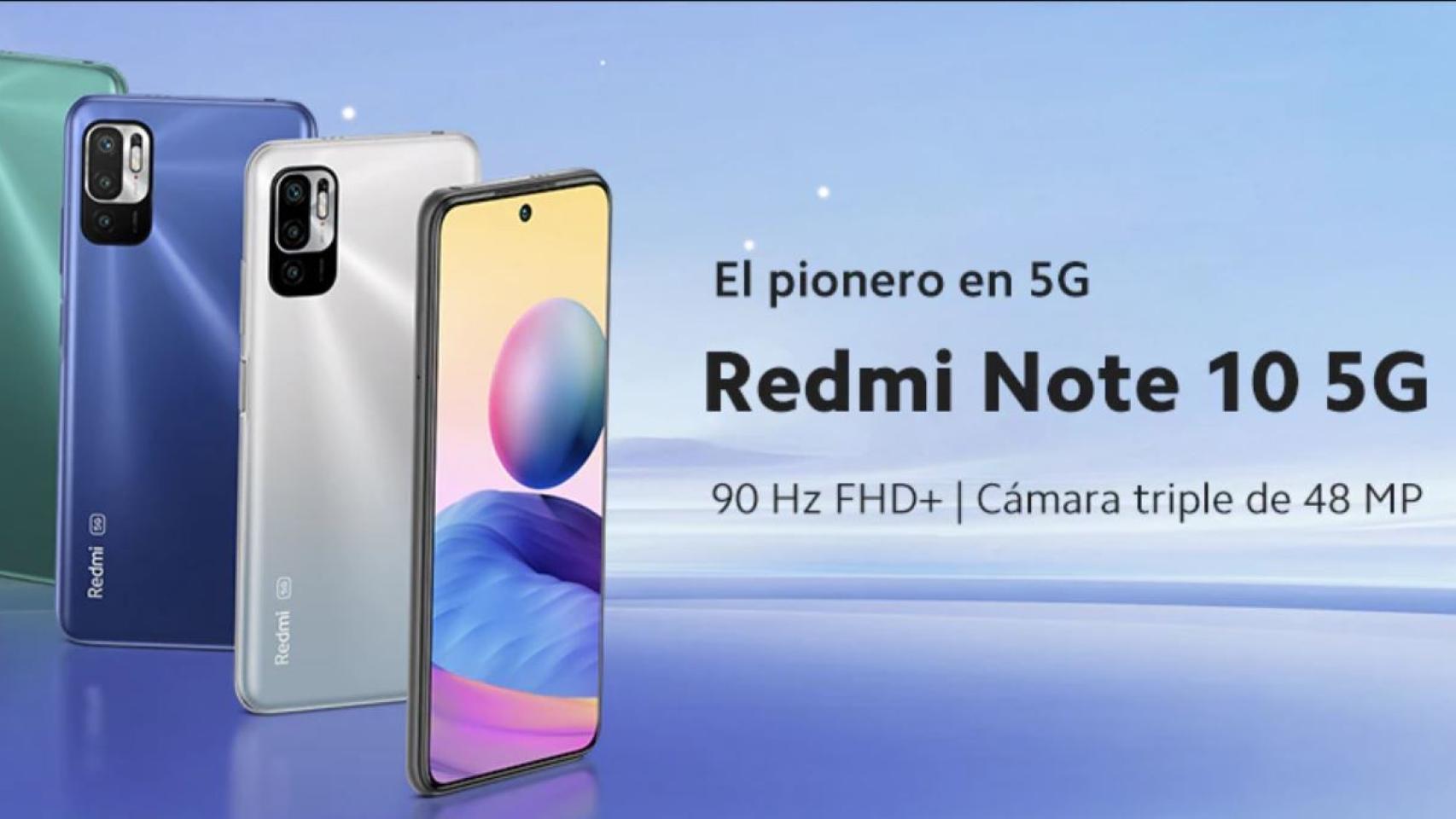 Nuevos Xiaomi Redmi Note 10, 10S y Note 10 5G: características