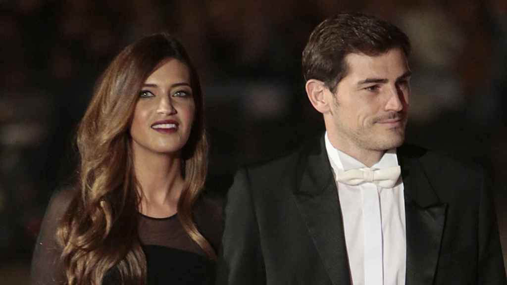 Sara Carbonero e Iker Casillas, durante un evento en Portugal.