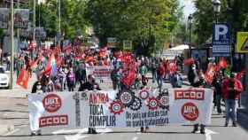Manifestación de CCOO y UGT en Toledo. Fotos: Ó. HUERTAS