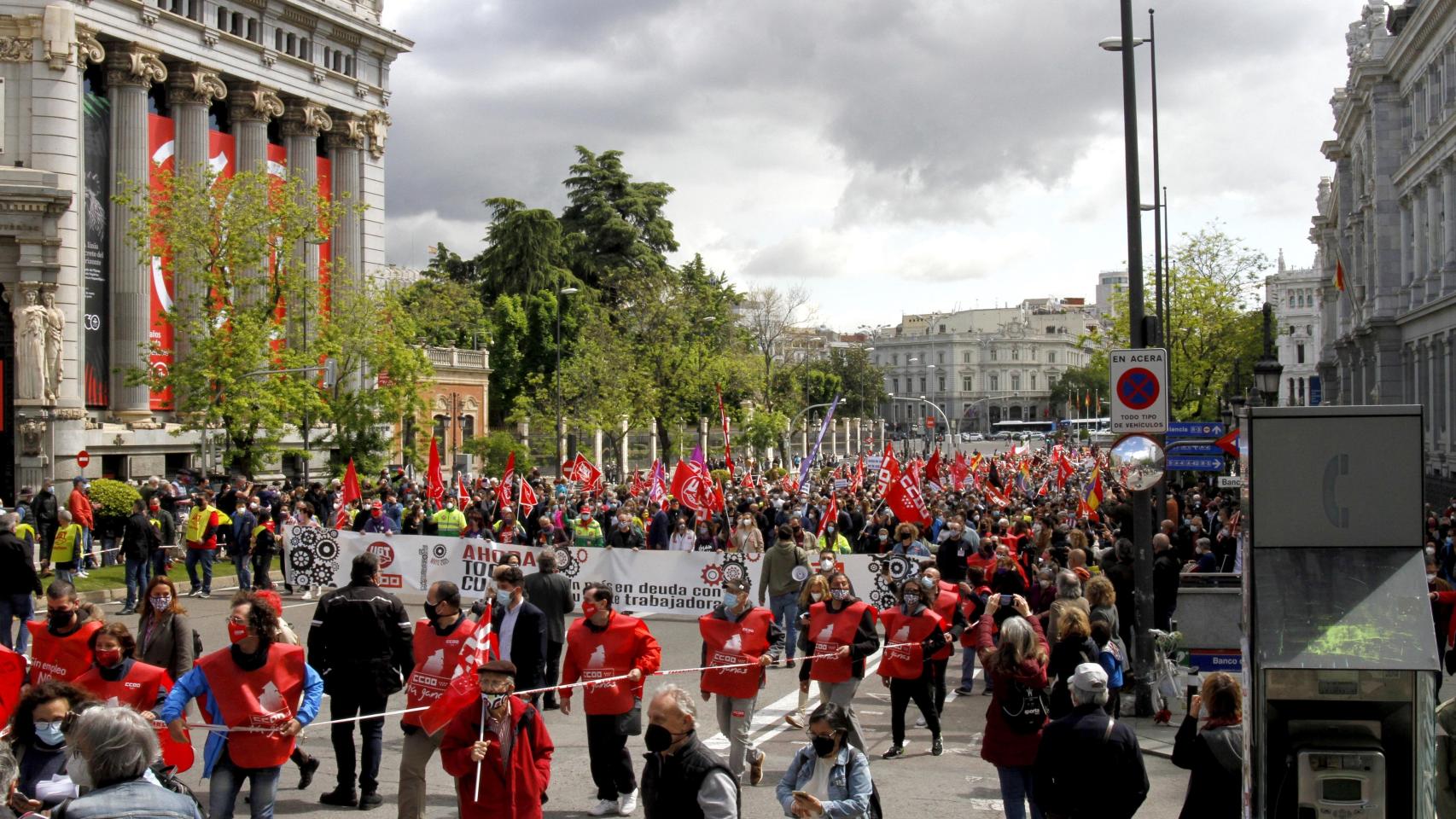 La manifestación del 1 de mayo en imágenes